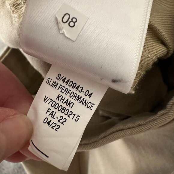 Gap Slim Fit Performance Khaki Pants Men's size 36x30 - Picture 4 of 7